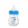 Biberon large en verre - avec tétine en silicone - Bambini -150ml