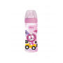 CHICCO BIBERON EN PLASTIQUE ROSE 2M+ 250 ML