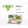 LILAS CONFORT MAX COUCHE BEBE 3-5KG 32 PIECES