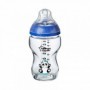 TOMMEE TIPPEE CLOSER TO NATURE BIBERON BLEU EN VERRE 0M+ 250ML + 6 COUSSINETS ALLAITEMENT JETABLE (OFFERT)